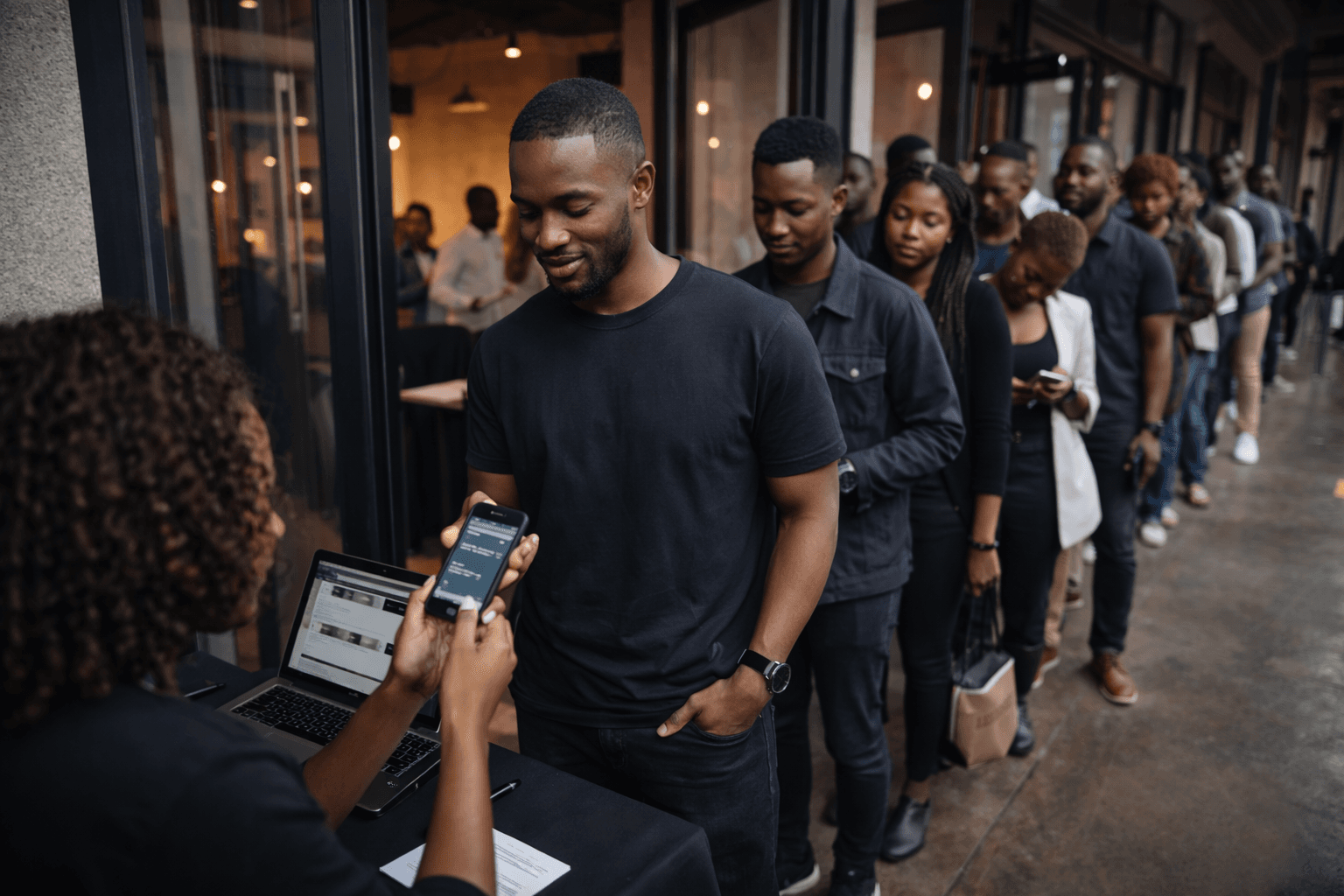 EventSlot attendee list and check-in experience